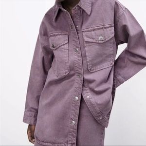 Zara Oversized Denim Top/Jacket